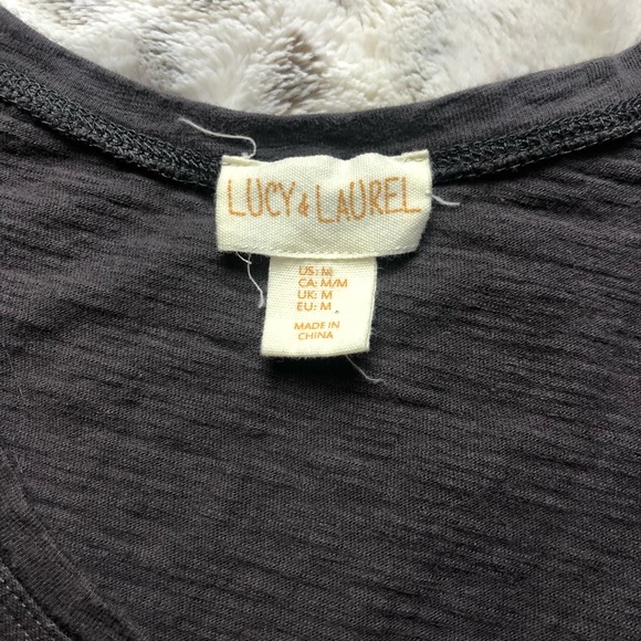 Lucy & Laurel Brown Tank Beaded Embellishments - Picture 2 of 4